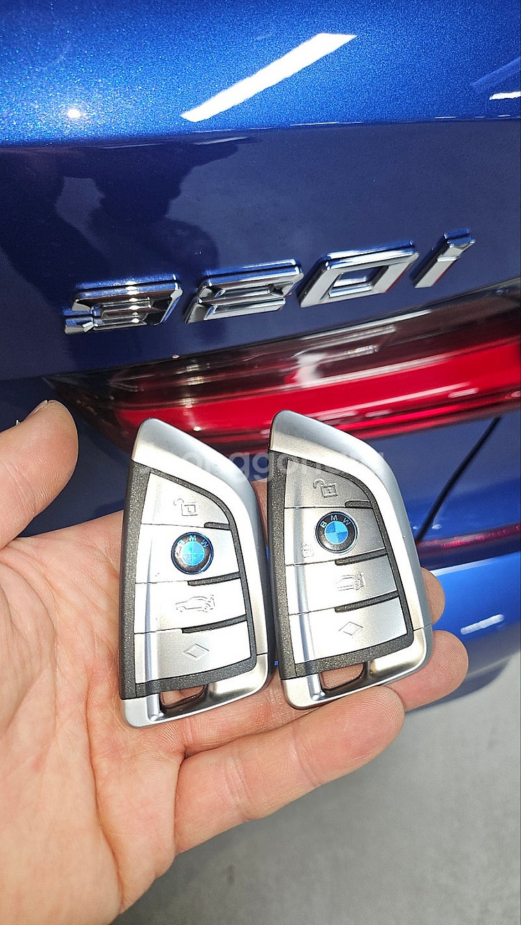 BMW 320i G20 3시리즈 스마트키 칼키 2EA 제작 + 근접도어(PKE) 기능까지 설정 완료!--4